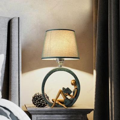 Moderne bed lezing standbeeld basis lamp huis decoratie lichte kleur: dimmer switch 3W gele gloeilamp