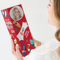 Celebrations chocolade fles in gepersonaliseerde giftbox