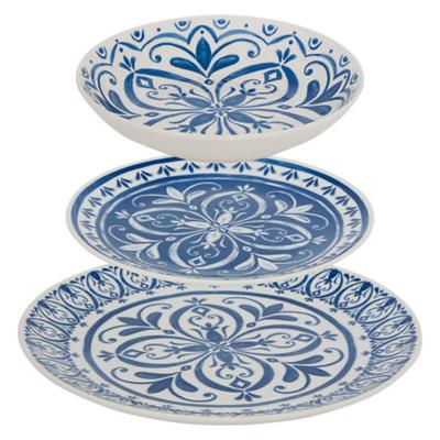 Servies set Delft - 12-delig - blauw - aardewerk dinerservies - tafelservies - 4 personen Servies set Delft - 12-delig - blauw - aardewerk dinerservies - tafelservies - 4 personen