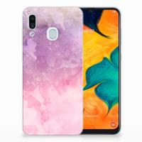Smartphone hoesje Samsung Galaxy A30 Pink Purple Paint