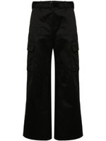 sacai pantalon cargo à design matelassé - Noir