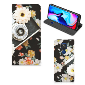 Motorola Moto G9 Play Stand Case Vintage Camera