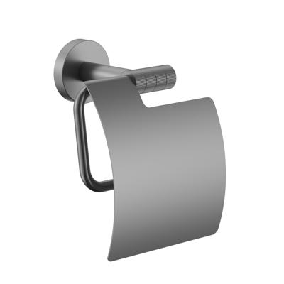 Toiletrolhouder BWS Sensa Met Klep Gunmetal PVD Toiletrolhouder BWS Sensa Met Klep Gunmetal PVD