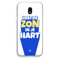 Laat de zon in je hart: Samsung Galaxy J3 (2017) Transparant Hoesje Laat de zon in je hart: Samsung Galaxy J3 (2017) Transparant Hoesje