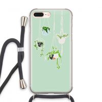 Hang In There: iPhone 7 PLUS Transparant Hoesje met koord