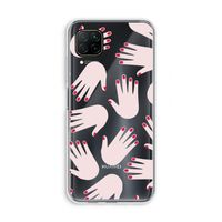 Hands pink: Huawei P40 Lite Transparant Hoesje