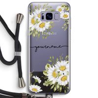 Daisies: Samsung Galaxy S8 Plus Transparant Hoesje met koord