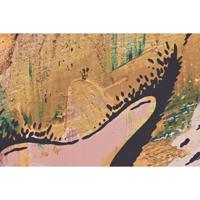 Canvas DKD Home Decor Canvas Hout MDF 140 x 3,8 x 100 cm (3 Onderdelen)