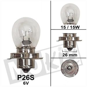 Lamp 6V P26S 15W (1)