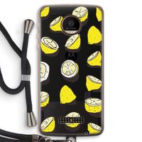 When Life Gives You Lemons...: Motorola Moto Z Force Transparant Hoesje met koord