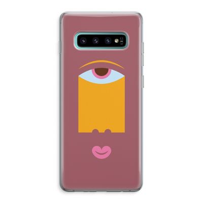 Mono V: Samsung Galaxy S10 Plus Transparant Hoesje