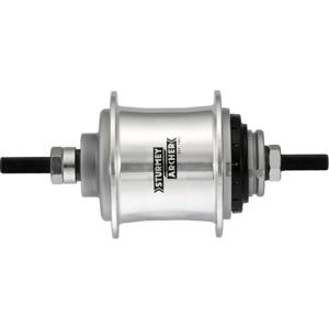 Versnellingsnaaf 2 speed Sturmey Archer A2 Automatic vrijloopnaaf 36 gaats zilver