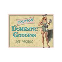 Metalen platen Domestic Goddess - thumbnail