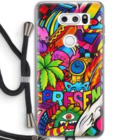 Represent: LG V30 Transparant Hoesje met koord
