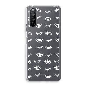 Eye pattern #3: Sony Xperia 10 III Transparant Hoesje