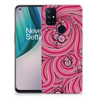 OnePlus Nord N10 5G Hoesje maken Swirl Pink - thumbnail