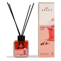 Air Space - Parfum - Geurstokjes - Huisgeur - Huisparfum - Bubble Gum - Vierkant - 100ml