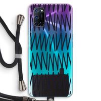 Marrakech Zigzag: Oppo A72 Transparant Hoesje met koord