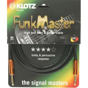 Klotz TM-0900 Funkmaster TM Stevens instrumentkabel 9 meter recht