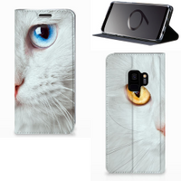 Samsung Galaxy S9 Hoesje maken Witte Kat