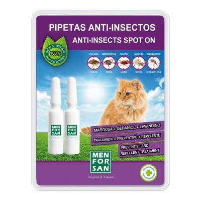 Insectenafweermiddel Menforsan 2 Stuks Pipetten Kat