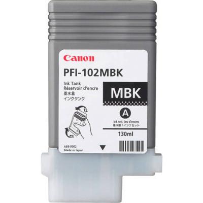 Canon Inktcartridge PFI-102 MBK Origineel Matzwart 0894 B 001