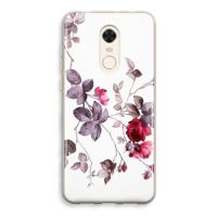 Mooie bloemen: Xiaomi Redmi 5 Transparant Hoesje