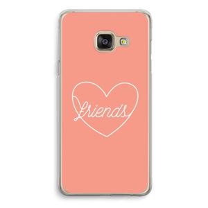 Friends heart: Samsung Galaxy A3 (2016) Transparant Hoesje