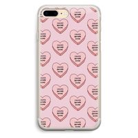 Chicks before dicks: iPhone 7 Plus Transparant Hoesje
