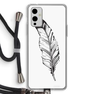 Pluim: OnePlus 9 Transparant Hoesje met koord