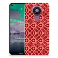 Nokia 3.4 | TPU bumper | Batik Rood