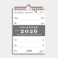 A5 Spiraalkalender 2026 Veren