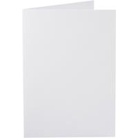 Creativ Company Kaarten, afmeting kaart 10,5x15 cm, 220 gr, wit, 10 stuk/ 1 doos