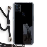 Musketon Painter: OnePlus Nord N10 5G Transparant Hoesje met koord