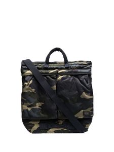 Porter-Yoshida & Co. sac cabas Helmet à motif camouflage - Vert