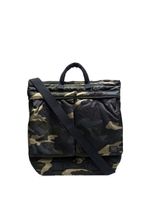 Porter-Yoshida & Co. sac cabas Helmet à motif camouflage - Vert