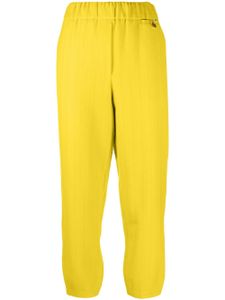 Alysi pantalon rayé à taille haute - Jaune