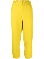 Alysi pantalon rayé à taille haute - Jaune