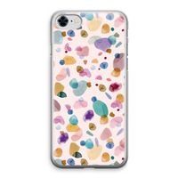 Terrazzo Memphis Pink: iPhone 8 Transparant Hoesje Terrazzo Memphis Pink: iPhone 8 Transparant Hoesje
