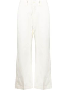 Polo Ralph Lauren pantalon court à coupe évasée - Blanc