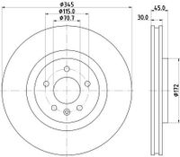 Remschijf PRO High Carbon 8DD355133421