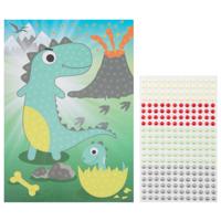 Grafix knutselset bead art dino
