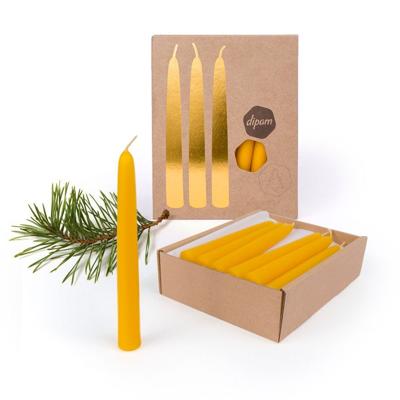 Bijenwas Kerstboomkaarsjes - 20 kaarsen