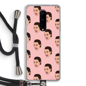 Ugly Cry Call: OnePlus 8 Transparant Hoesje met koord
