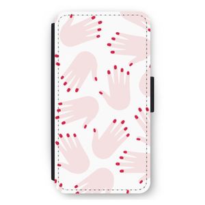 Hands pink: iPhone 12 mini Flip Hoesje