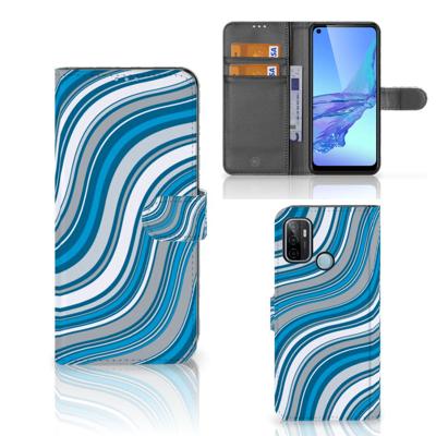 OPPO A53 | OPPO A53s | Telefoon Hoesje | Waves Blue