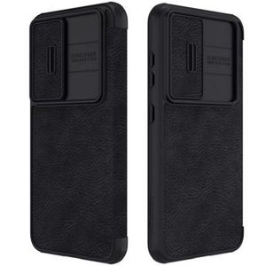 Nillkin Qin Pro Samsung Galaxy S23 5G Flip Case - Zwart