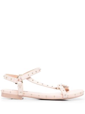 AGL sandales à détails de clous - Rose