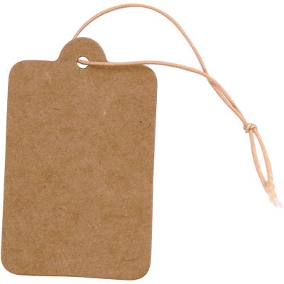 Creativ Company Labels, afm 25x40 mm, lichtbruin, 100 stuk/ 1 doos