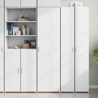 Hoge kast 50x42,5x185 cm bewerkt hout wit